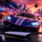 GTA VI podría recibir un parche para funcionar a 60 fps en PS5 y Xbox Consola de videojuegos y control frente a pantalla con auto deportivo en videojuego de carreras y persecución policial.