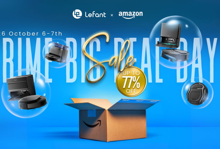 5 ofertas de Lefant en Amazon: Robots aspiradores desde 125,99 € solo hasta el 7 de octubre Oferta Prime en Amazon, 6-7 octubre 2026: Descuentos hasta el 77% en productos Lefant. Caja Amazon abierta.