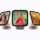 Cinco Apple HomeView con distintas interfaces