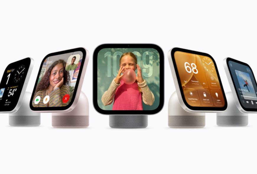 Cinco Apple HomeView con distintas interfaces