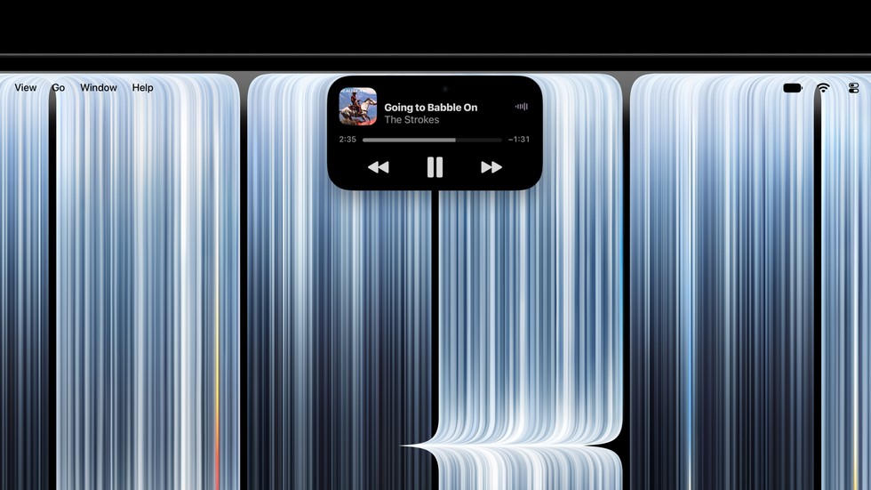 Dynamic Island en el MacBook Pro PROLED XDR