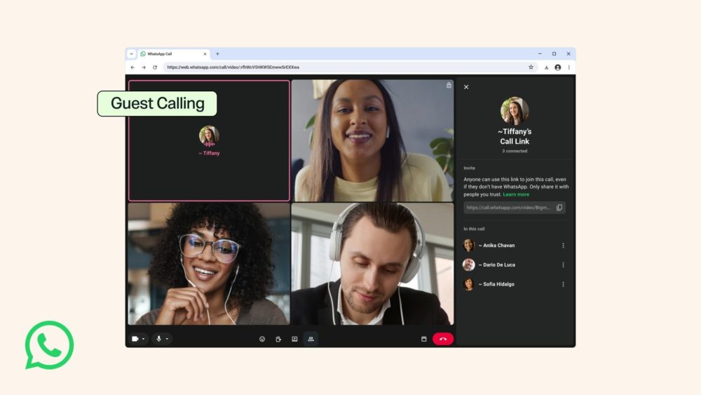 WhatsApp ya permite invitar a una llamada a personas sin cuenta WhatsApp Guest Calling permite invitar a personas sin cuenta a una llamada