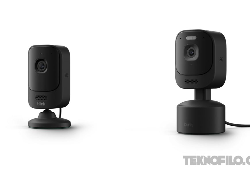 Las cámaras Blink Mini 4K+ y Blink Pan-Tilt 2K en color negro