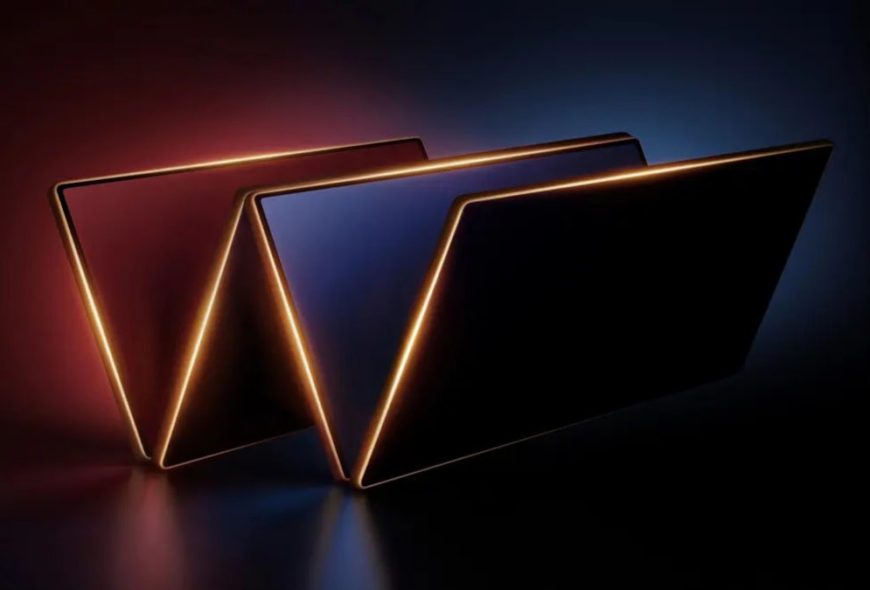 Samsung confirma otro plegable para el 29 de octubre: apunta al W27 Adelanto de Samsung China con dos plegables de marcos dorados formando una W