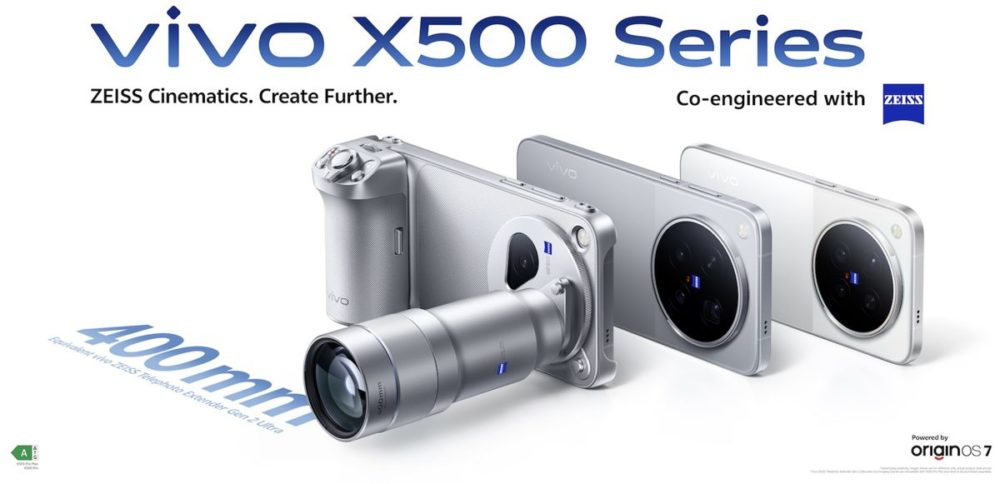 vivo X500 Pro y Pro Max llegan a Europa con zoom ZEISS de hasta 400 mm: precios y promociones Serie vivo X500 Pro y X500 Pro Max con teleobjetivo ZEISS